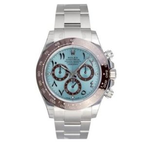 Rolex Daytona Platinum Ice-Blue Arabic Dial ($284,699)