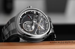 Review Greubel Forsey Balancier S2 and its titanium case.