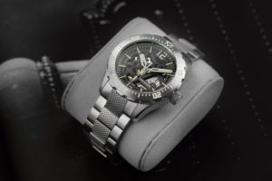 Aragon Regeneron T-100 skeleton diver watch for men