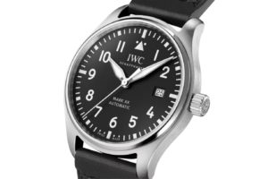 IWC Pilot's Watch Mark XX black dial calendar watch for men