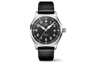 IWC Pilot's Watch Mark XX black dial watch for men