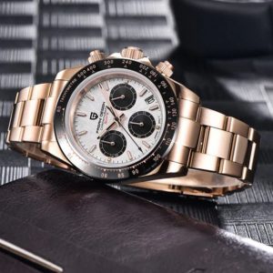 Pagani Design Daytona white dial chronograph watch for men